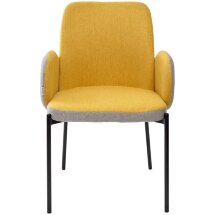 Стул NIKKI VF106 желтый / VF120 серый М-City