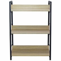 Стеллаж на металлокаркасе BRABIX &quot;LOFT SH-002&quot;, 600х350х845 мм, цвет дуб натуральный, 641233