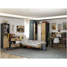 Кровать Нобира 90х200 дуб ирландский