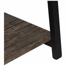 Стеллаж на металлокаркасе BRABIX &quot;LOFT SH-003&quot;, 600х350х1500 мм, 5 полок, цвет морёный дуб, 641234