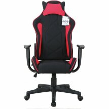 Кресло компьютерное BRABIX &quot;GT Racer GM-101&quot;, подушка, ткань, черное/красное, 531820