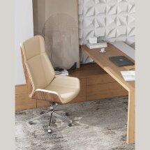 Кресло руководителя TopChairs Crown SN бежевый