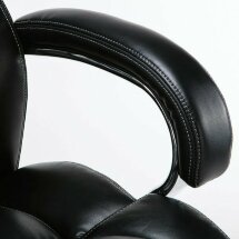 Кресло офисное BRABIX PREMIUM &quot;Status HD-003&quot;, нагрузка до 250 кг, рециклированная кожа, хром, черное, 531821