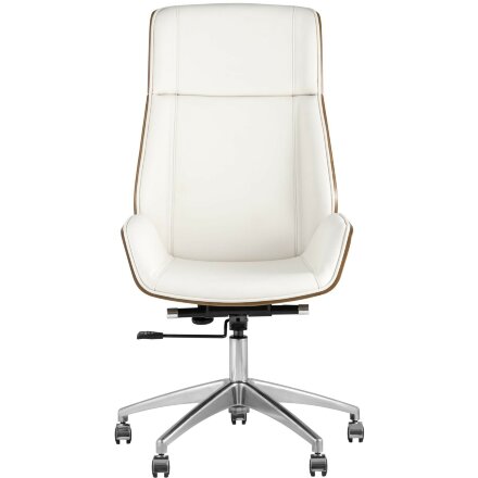 Кресло компьютерное TopChairs руководителя TopChairs Crown, бежевое УЦЕНКА 