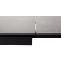 Стол FORIO 160 MATT BLACK MARBLE SOLID CERAMIC / BLACK, ®DISAUR