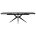 Стол FORIO 160 MATT BLACK MARBLE SOLID CERAMIC / BLACK, ®DISAUR 
