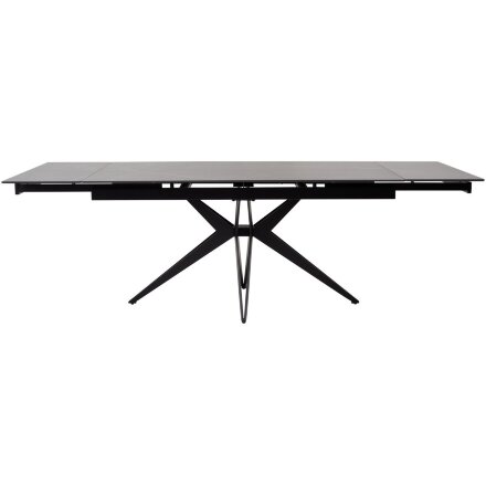 Стол FORIO 160 MATT BLACK MARBLE SOLID CERAMIC / BLACK, ®DISAUR 