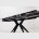 Стол FORIO 160 MATT BLACK MARBLE SOLID CERAMIC / BLACK, ®DISAUR 