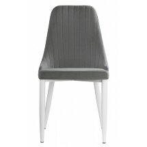 Стул на металлокаркасе на металлокаркасе Kora gray new / white