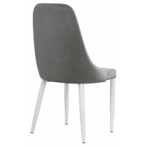 Стул на металлокаркасе на металлокаркасе Kora gray new / white