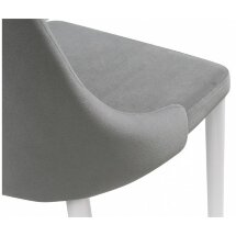 Стул на металлокаркасе на металлокаркасе Kora gray new / white