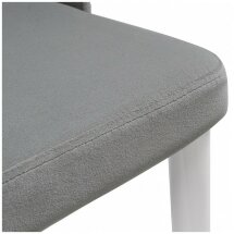 Стул на металлокаркасе на металлокаркасе Kora gray new / white