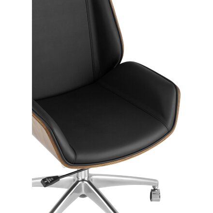 Кресло компьютерное TopChairs руководителя TopChairs Crown, черное УЦЕНКА 