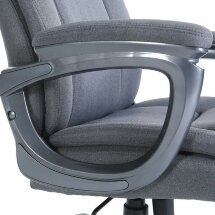 Кресло офисное BRABIX PREMIUM &quot;Solid HD-005&quot;, нагрузка до 180 кг, ткань, серое, 531823
