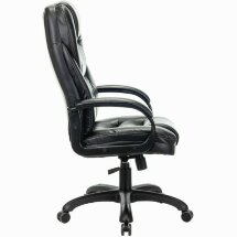 Кресло офисное BRABIX PREMIUM &quot;Nord EX-590&quot;, черный пластик, экокожа, черное, 532097