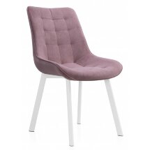 Стул на металлокаркасе Hagen light purple / white