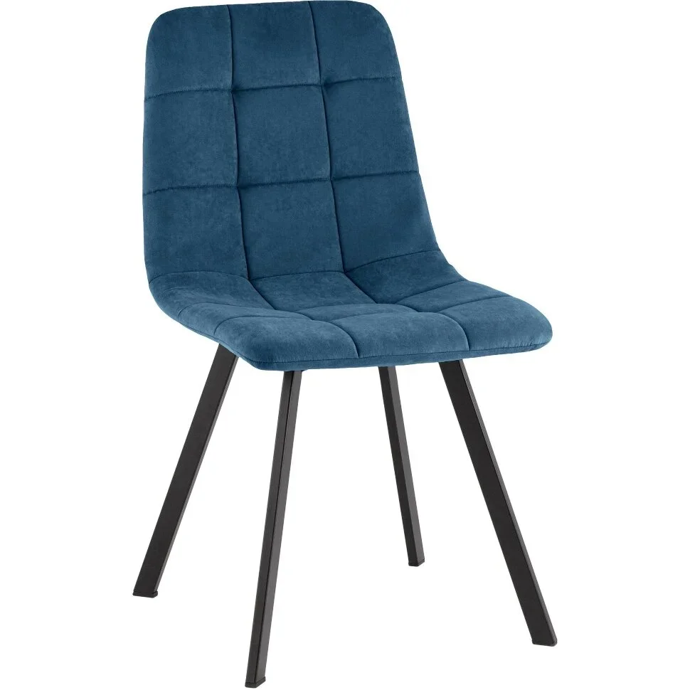 Стул Одди Original Square велюр синий Стул Одди Original Square велюр синий