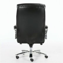 Кресло офисное BRABIX PREMIUM &quot;Direct EX-580&quot;, хром, рециклированная кожа, черное, 531824