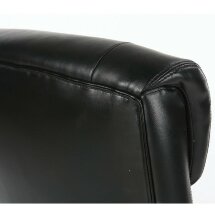 Кресло офисное BRABIX PREMIUM &quot;Direct EX-580&quot;, хром, рециклированная кожа, черное, 531824