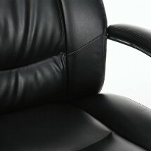 Кресло офисное BRABIX PREMIUM &quot;Direct EX-580&quot;, хром, рециклированная кожа, черное, 531824
