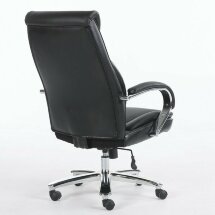 Кресло офисное BRABIX PREMIUM &quot;Advance EX-575&quot;, хром, экокожа, черное, 531825