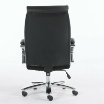Кресло офисное BRABIX PREMIUM &quot;Advance EX-575&quot;, хром, экокожа, черное, 531825
