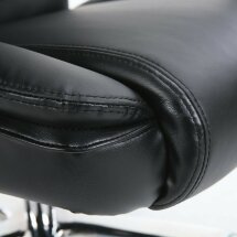 Кресло офисное BRABIX PREMIUM &quot;Advance EX-575&quot;, хром, экокожа, черное, 531825
