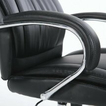 Кресло офисное BRABIX PREMIUM &quot;Advance EX-575&quot;, хром, экокожа, черное, 531825