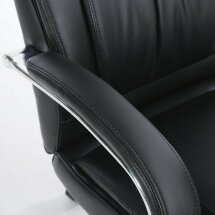 Кресло офисное BRABIX PREMIUM &quot;Advance EX-575&quot;, хром, экокожа, черное, 531825
