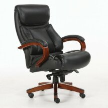 Кресло офисное BRABIX PREMIUM &quot;Infinity EX-707&quot;, дерево, натуральная кожа, черное, 531826