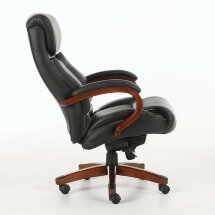 Кресло офисное BRABIX PREMIUM &quot;Infinity EX-707&quot;, дерево, натуральная кожа, черное, 531826