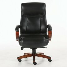 Кресло офисное BRABIX PREMIUM &quot;Infinity EX-707&quot;, дерево, натуральная кожа, черное, 531826
