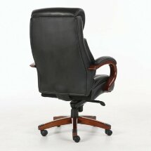 Кресло офисное BRABIX PREMIUM &quot;Infinity EX-707&quot;, дерево, натуральная кожа, черное, 531826