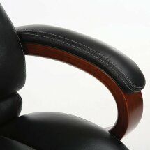 Кресло офисное BRABIX PREMIUM &quot;Infinity EX-707&quot;, дерево, натуральная кожа, черное, 531826