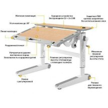 Детская парта  Mealux Ergowood - M Multicolor MG Energy