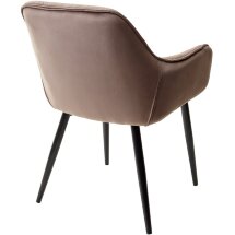 Стул TROY BLUVEL-38 LATTE, велюр/ черный каркас М-City
