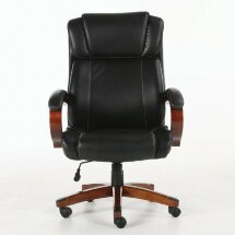 Кресло офисное BRABIX PREMIUM &quot;Magnum EX-701&quot;, дерево, рециклированная кожа, черное, 531827
