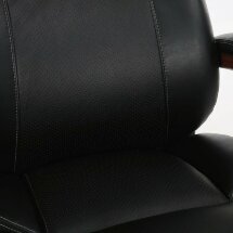 Кресло офисное BRABIX PREMIUM &quot;Magnum EX-701&quot;, дерево, рециклированная кожа, черное, 531827