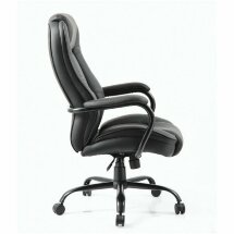 Кресло офисное BRABIX PREMIUM &quot;Heavy Duty HD-002&quot;, усиленное, НАГРУЗКА до 200 кг, экокожа, 531829