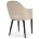 Стул на металлокаркасе Vener black / beige 
