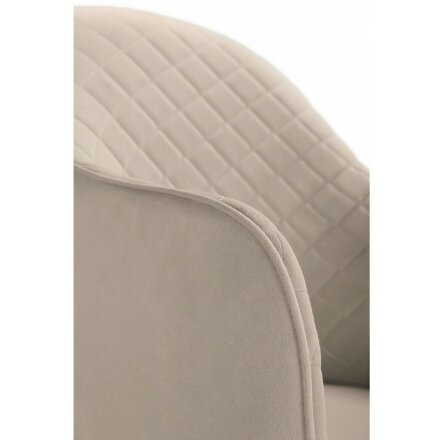 Стул на металлокаркасе Vener black / beige 
