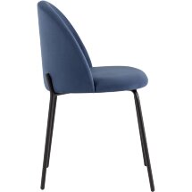 Стул Stool Group Коди велюр синий