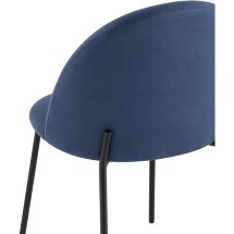 Стул Stool Group Коди велюр синий