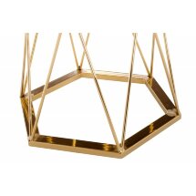 Стол деревянный Melan white / gold