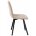 Стул на металлокаркасе Bruk beige / black 