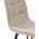 Стул на металлокаркасе Bruk beige / black 
