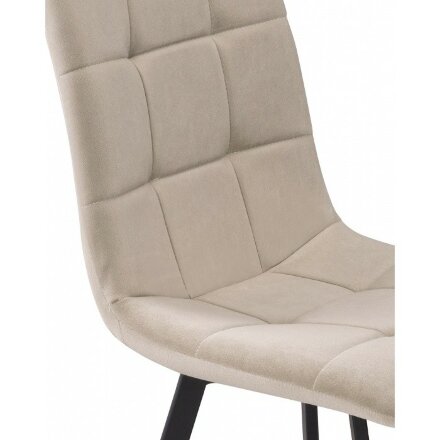 Стул на металлокаркасе Bruk beige / black 
