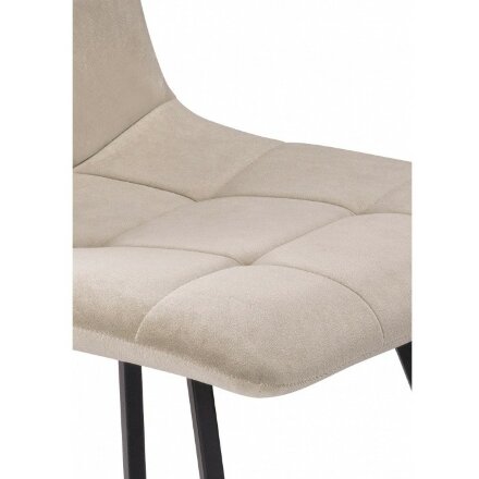Стул на металлокаркасе Bruk beige / black 