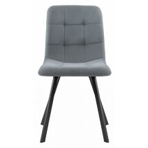 Стул на металлокаркасе Bruk gray / black