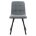 Стул на металлокаркасе Bruk gray / black 